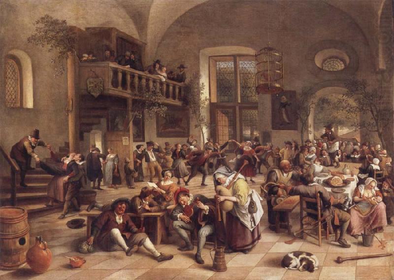 Jan Steen Interior of an inn china oil painting image